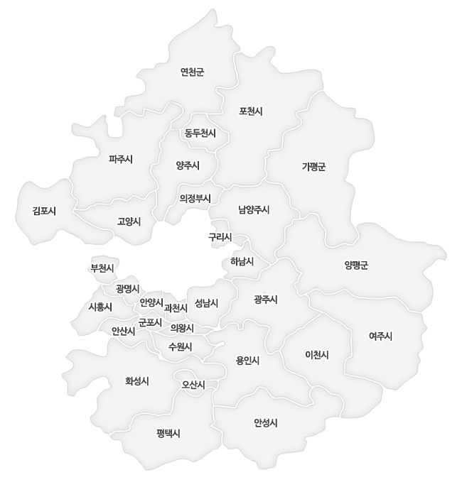 경기도 지도