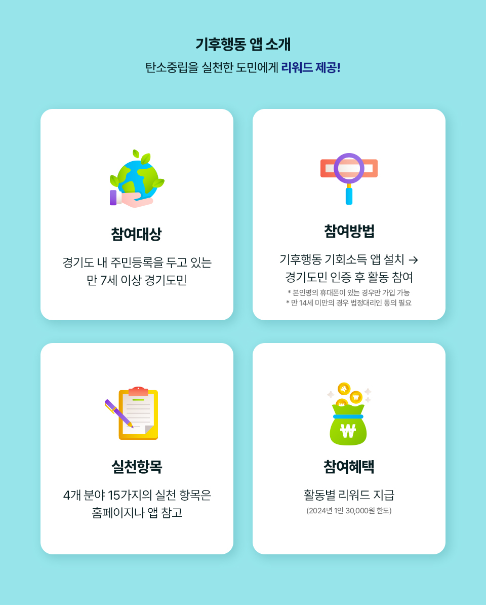 기후행동소득 앱 소개